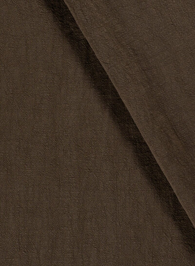 Dark brown - stonewashed linen