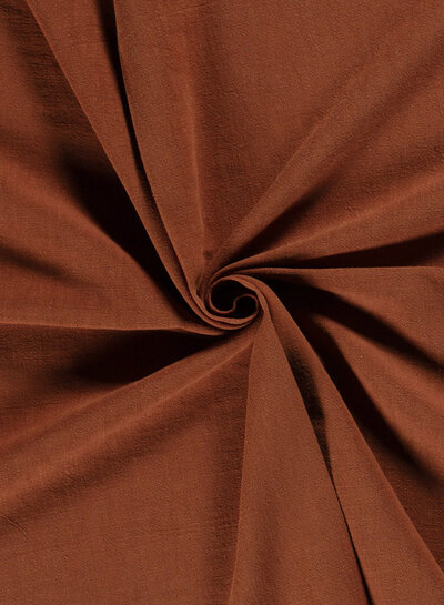 Marsala stonewashed linen
