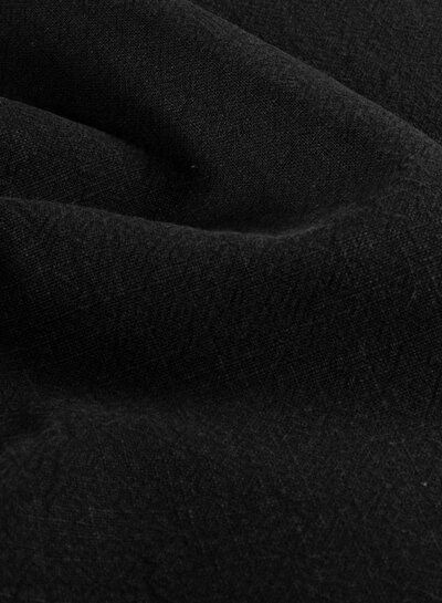 Black - stonewashed linen