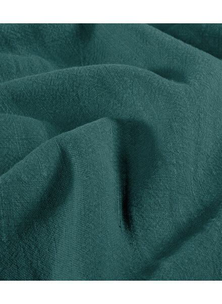 petrol stonewashed linen