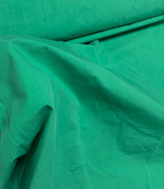 grass green paper touch cotton / stonewashed cotton