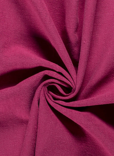 amaranth stonewashed linen