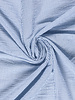 blauw streepjes - seersucker