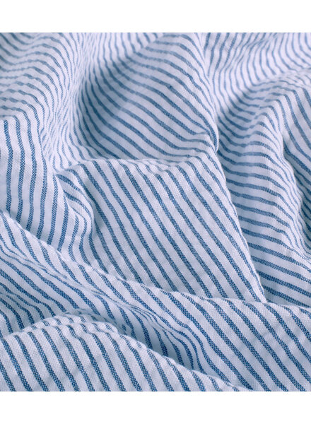 blue stripes - seersucker