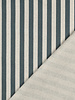 blue with stripes - linen-look canvas - water-repellent