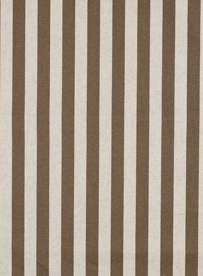 khaki with stripes - linen-look canvas - water-repellent