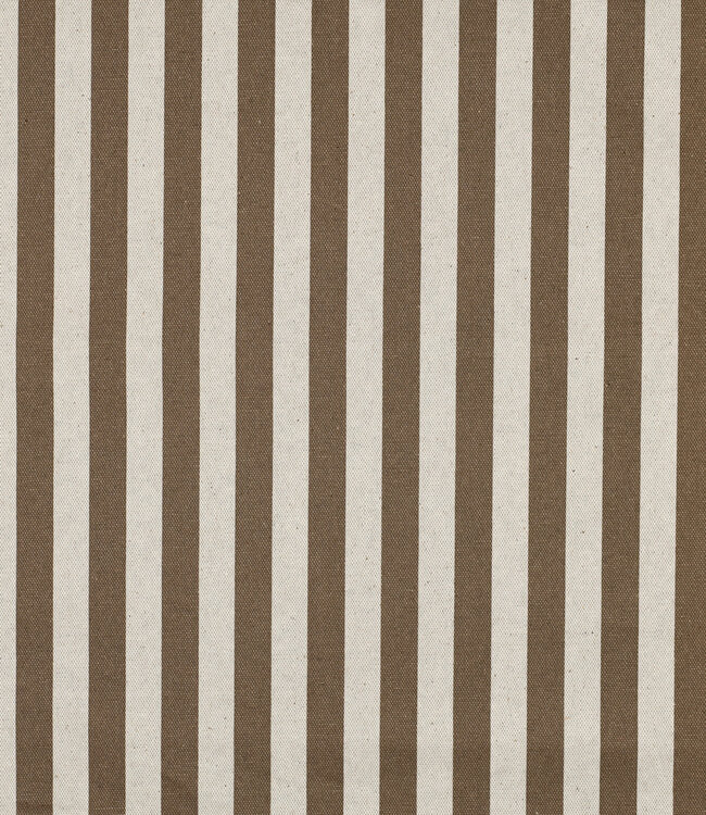 khaki met strepen - canvas linnenlook - waterafstotend
