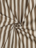 khaki met strepen - canvas linnenlook - waterafstotend
