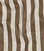 khaki met strepen - canvas linnenlook - waterafstotend
