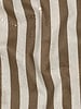 khaki with stripes - linen-look canvas - water-repellent