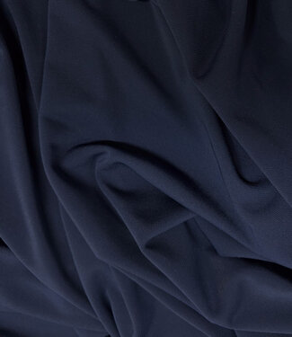 deadstock navy - stretch crepe jersey