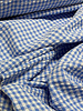 blauw vichy ruitjes - seersucker