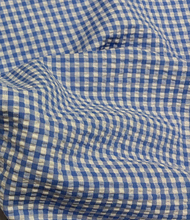blue vichy check - seersucker