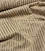 beige stripes with embroidered flower - seersucker