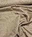 beige stripes with embroidered flower - seersucker