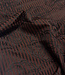 brown stripes with embroidered flower - seersucker