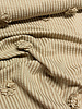 beige strepen met 3D bloem - seersucker