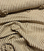 beige stripes with 3D flower - seersucker