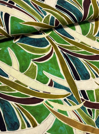 rio palmtrees  - linnen viscose