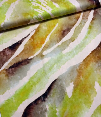 lime brown - satin viscose