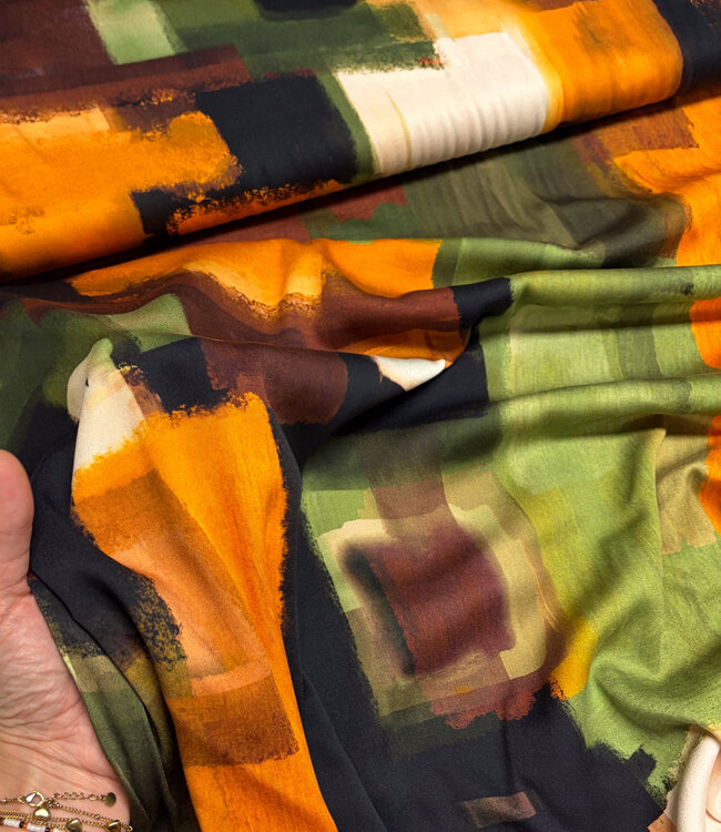 moss green - gabardine twill - soft touch