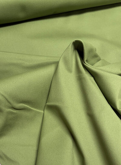 mosgroen - gabardine twill - soft touch