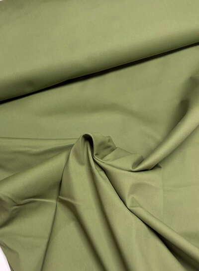 mosgroen - gabardine twill - soft touch