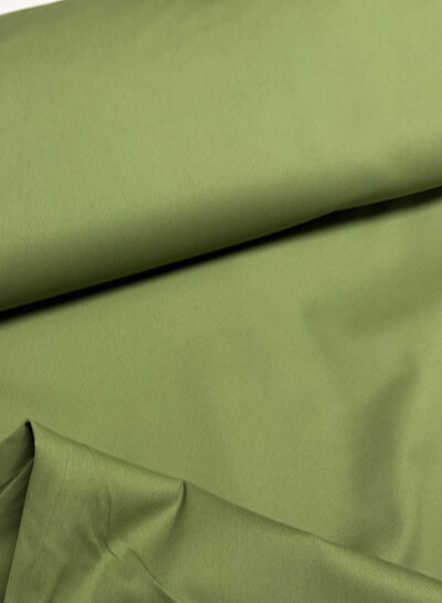 mosgroen - gabardine twill - soft touch