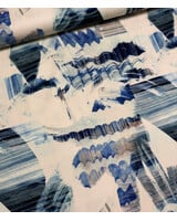 marble print - viscose met lichte stretch