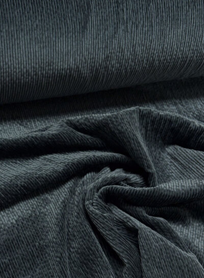 donker petrol - corduroy, heel soepelvallend -