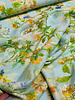 Madeline groene bloemen op mint - viscose crêpe