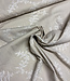 blue stripes on beige with embroidery - cotton shirt