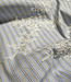 light blue stripes with embroidery - cotton shirt