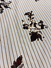 beige strepen met geborduurde pailletten - viscose