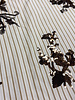 beige strepen met geborduurde pailletten - viscose