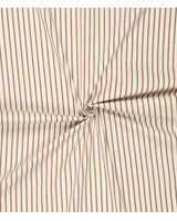 taupe streepjes - hemdenkatoen met lichte stretch