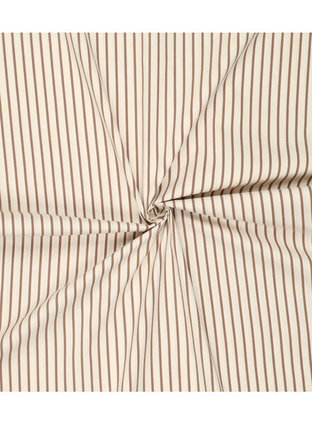 taupe stripes - shirt cotton with light stretch
