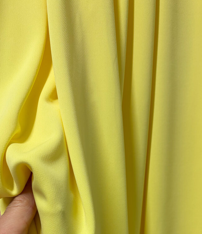 deadstock yellow - stretch crepe jersey