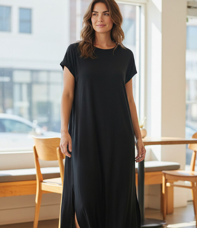 deadstock black - stretch crepe jersey