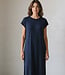 deadstock navy - stretch crepe jersey