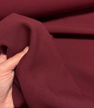Fibremood bordeaux - supple textured trouser fabric - Yuna