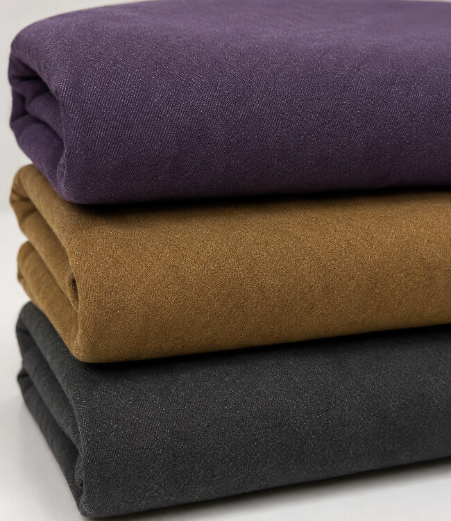 Fibremood eggplant washed heavy denim - elya and kira