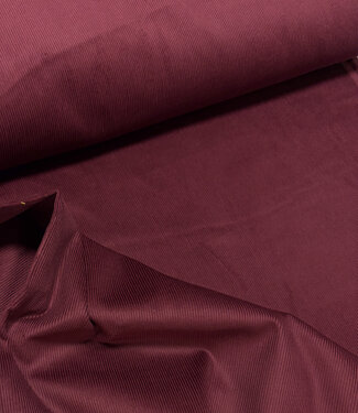 Fibremood burgundy corduroy baby rib - sora, alya
