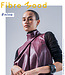bordeaux - licht rekbaar imitatieleer voor kleding
