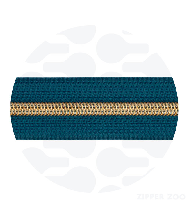 ZipperZoo ocean blue - spiraalrits 1 meter  #5