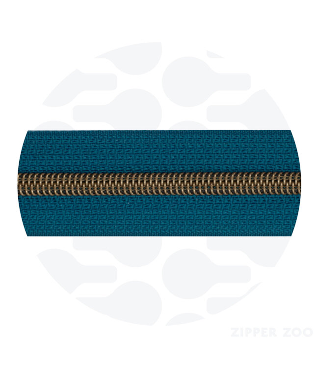 ZipperZoo ocean blue - spiraalrits 1 meter  #5