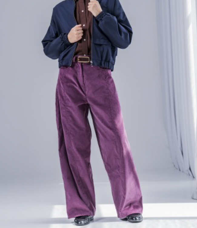 Fibremood grape corduroy babyrib - Sora, Alya
