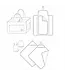 Ikatee SOFIA babybad- en verschoonaccessoires papieren patroon