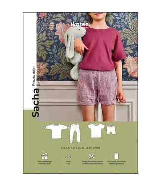 Ikatee SACHA kinderpyjama - papieren patroon