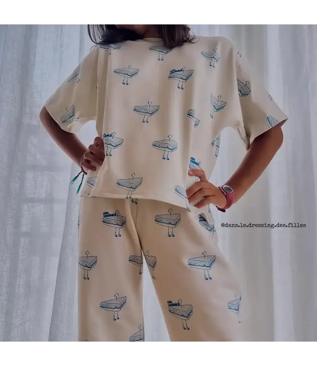 Ikatee SACHA kinderpyjama - papieren patroon